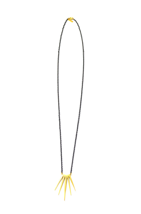 K/ller Brass Single Large Quill Burst Pendant K/ller Brass Single Large Quill Burst Pendant