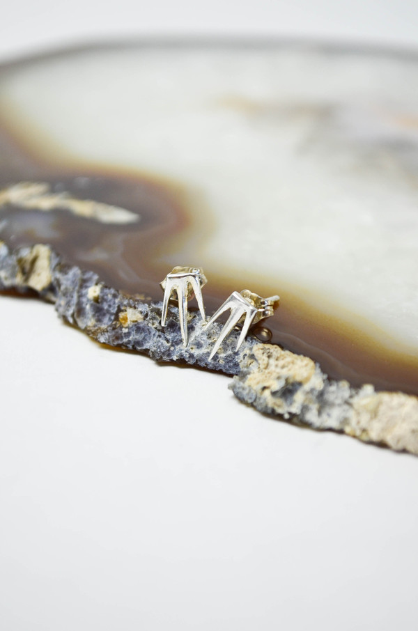 K/ller Silver Petite Burst Studs K/ller Silver Petite Burst Studs