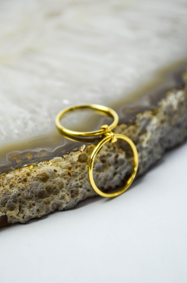 Maria Black Gold Double Ring Maria Black Gold Double Ring