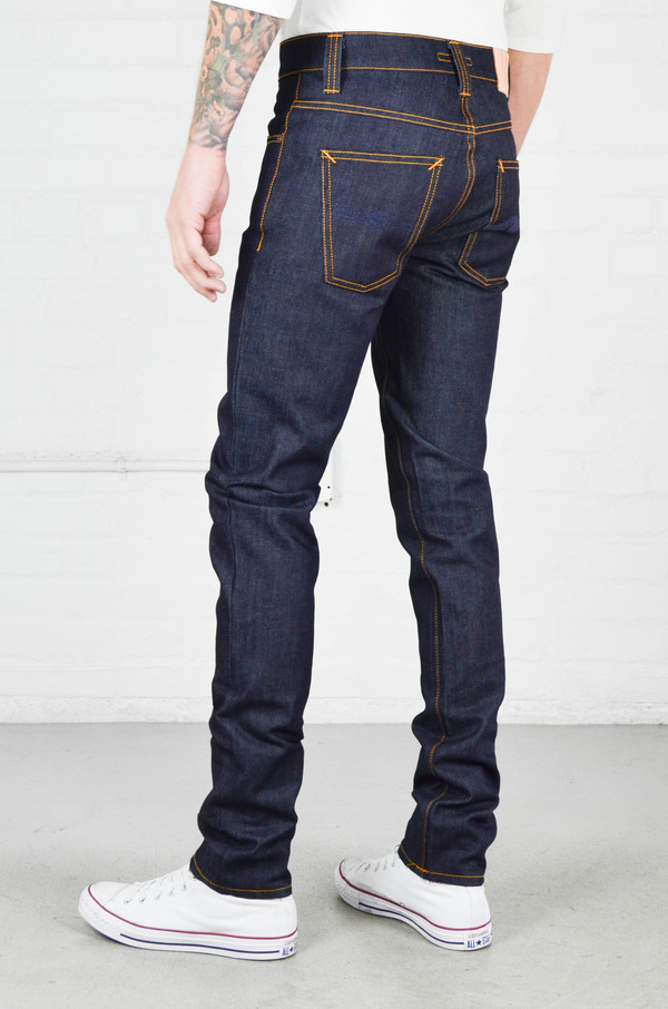 Men's Nudie Grim Tim Dry Navy Men's Nudie Grim Tim Dry Navy