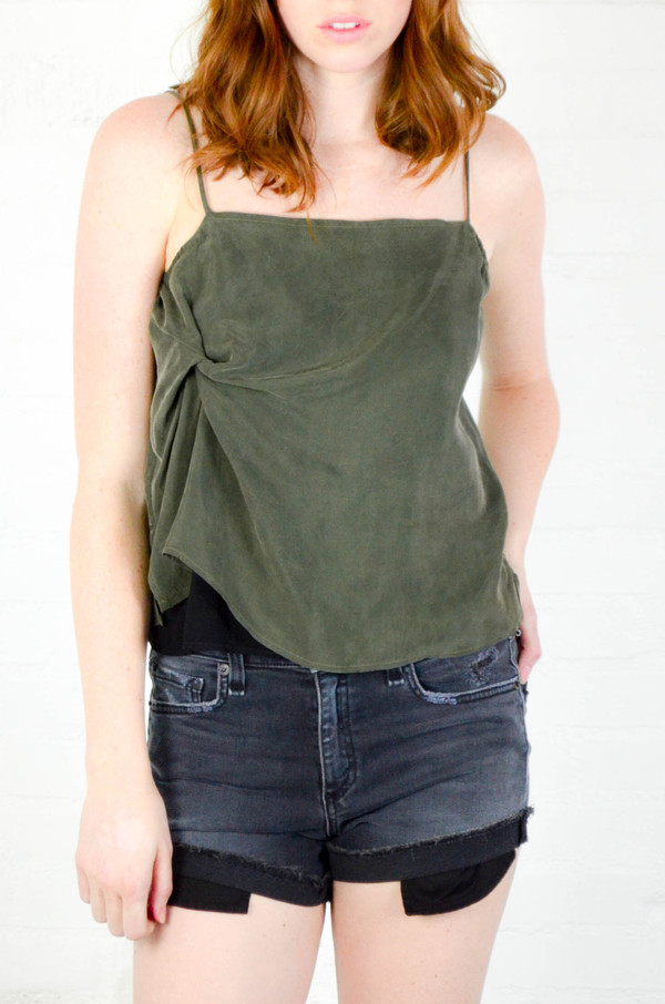 Objects Without Meaning Olive Twist Lounge Tank Objects Without Meaning Olive Twist Lounge Tank