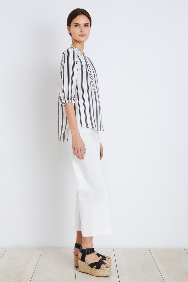 Apiece Apart Black Stripe Nueva Augustina Tunic Apiece Apart Black Stripe Nueva Augustina Tunic