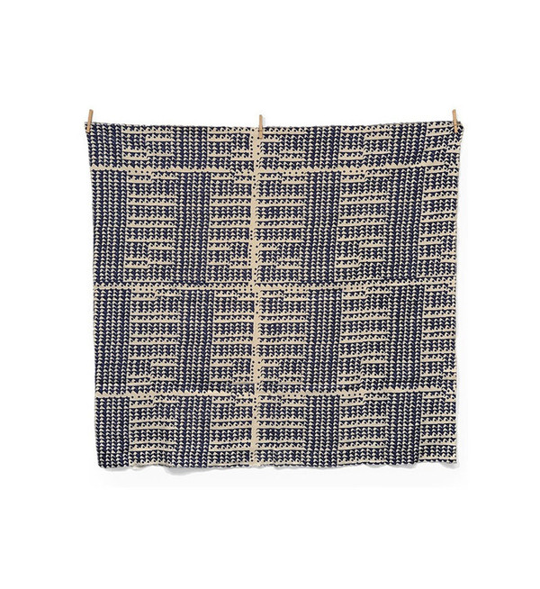Jenny Pennywood Indigo Triangle Throw Blanket Jenny Pennywood Indigo Triangle Throw Blanket