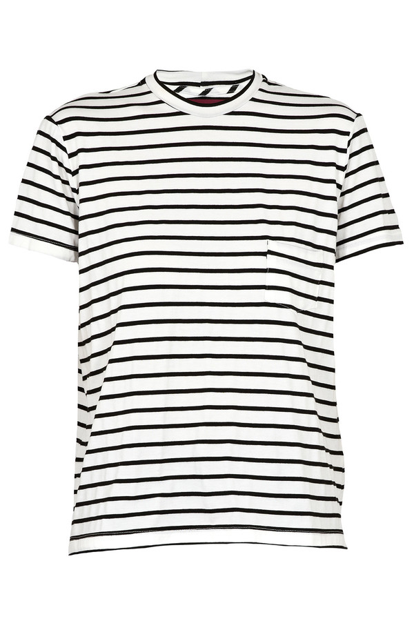 Heidi Merrick - Black Stripe 'Belmont' Tee Heidi Merrick - Black Stripe 'Belmont' Tee