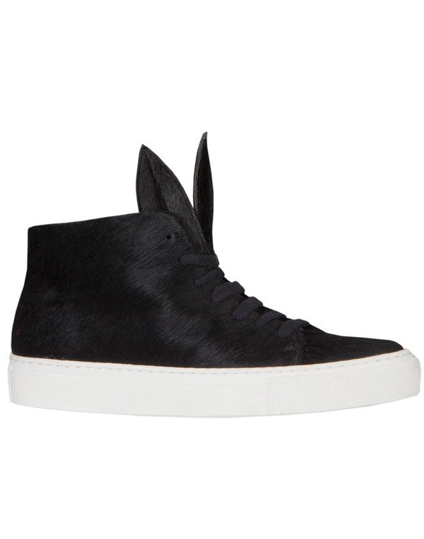 Minna Parikka - Bunny Sneakers Black Ponyskin Minna Parikka - Bunny Sneakers Black Ponyskin