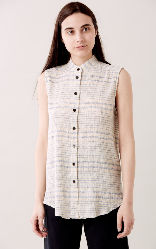 Rachel Comey Faded Stripe Bosa Shirt Rachel Comey Faded Stripe Bosa Shirt