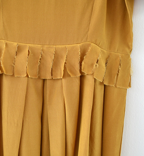 Samantha Pleet Gold Tatter Dress Samantha Pleet Gold Tatter Dress