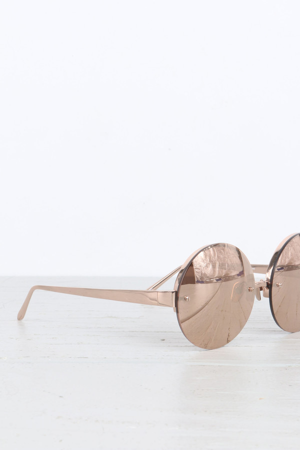 Linda Farrow Luxurious Round Sunglasses Linda Farrow Luxurious Round Sunglasses