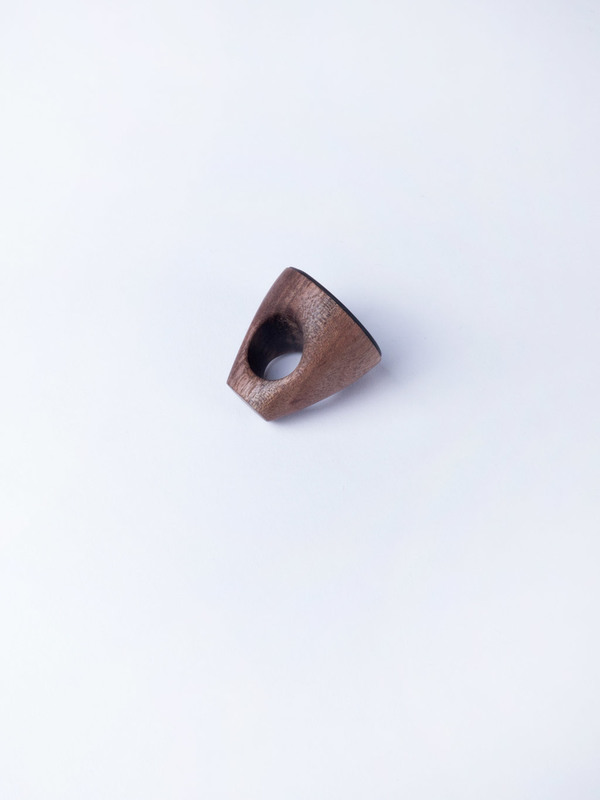 Paige Martin Woods Slate Disk Ring Paige Martin Woods Slate Disk Ring