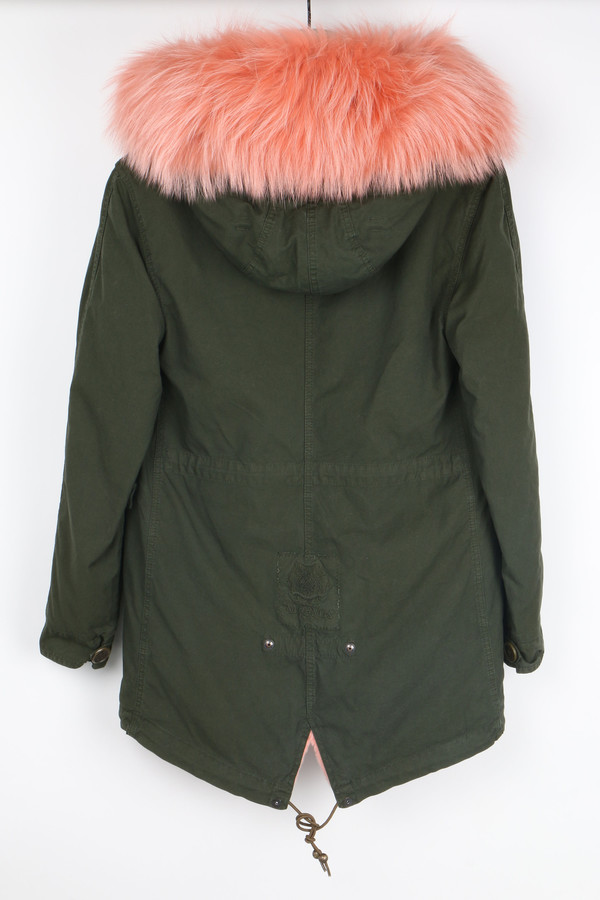 Mr & Mrs Italy Canvas Fur-Trimmed Parka Mr & Mrs Italy Canvas Fur-Trimmed Parka