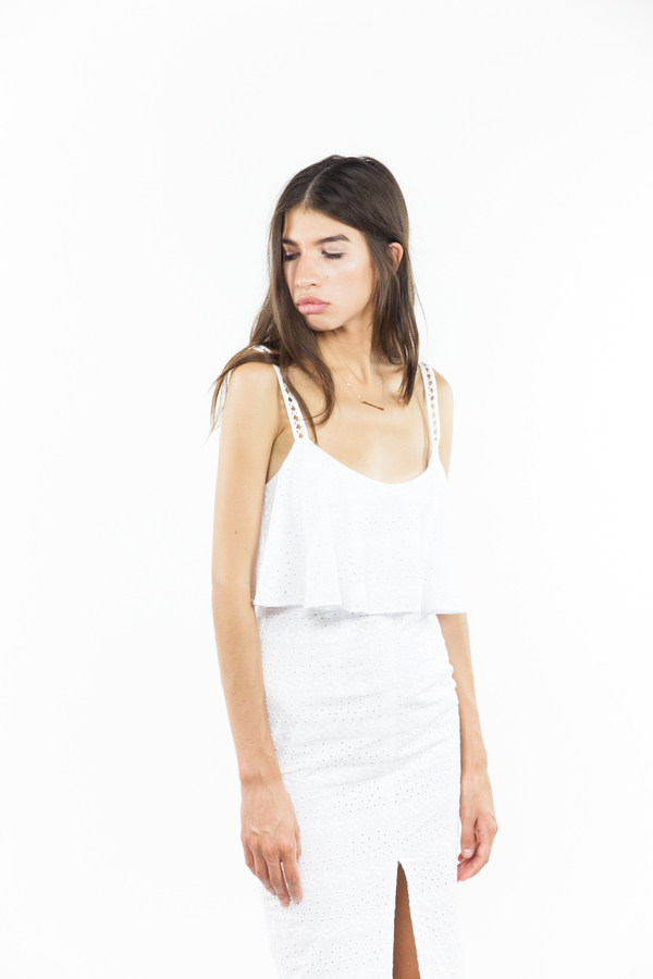 Bec & Bridge Cassidy Midi Dress - White Bec & Bridge Cassidy Midi Dress - White