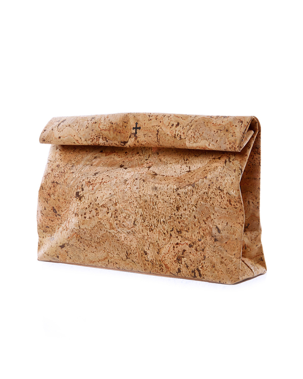 Marie Turnor Lunch Clutch in Natural Cork Marie Turnor Lunch Clutch in Natural Cork