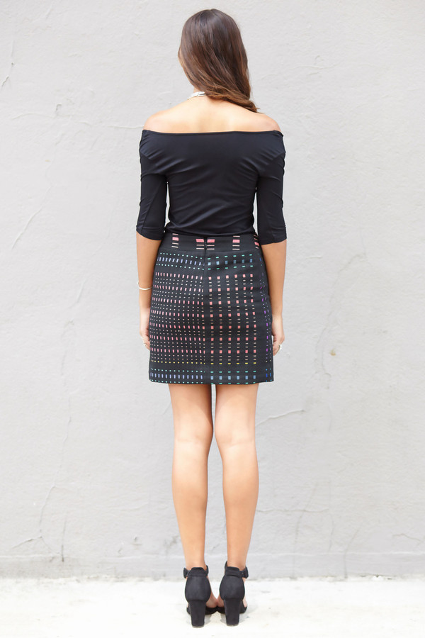 Nicole Miller Mutli Mini Skirt Nicole Miller Mutli Mini Skirt