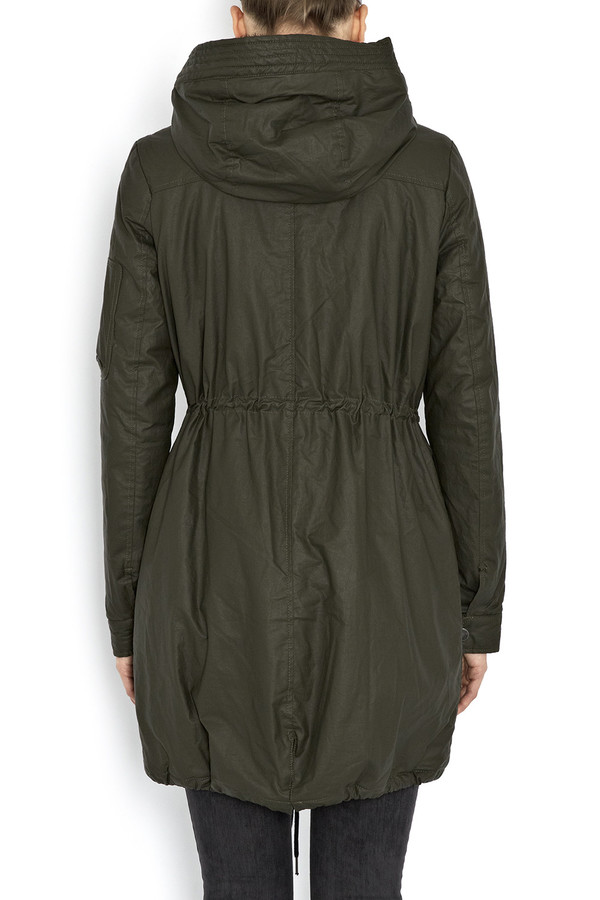 Khaki Green Daphne Parka Coat Khaki Green Daphne Parka Coat