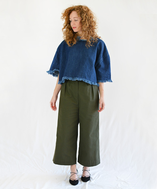 Ashley Rowe Dark Denim Tee Ashley Rowe Dark Denim Tee