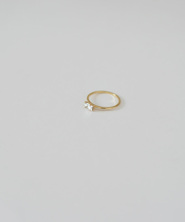 Bing Bang NYC Bing Bang Tiny Baguette Ring Bing Bang NYC Bing Bang Tiny Baguette Ring