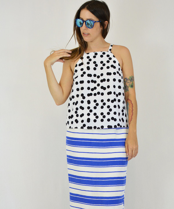 Dusen Dusen Double Dot High Neck Tank Dusen Dusen Double Dot High Neck Tank