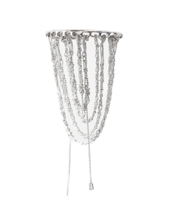 Arielle De Pinto Prestige Cuff in Silver Arielle De Pinto Prestige Cuff in Silver