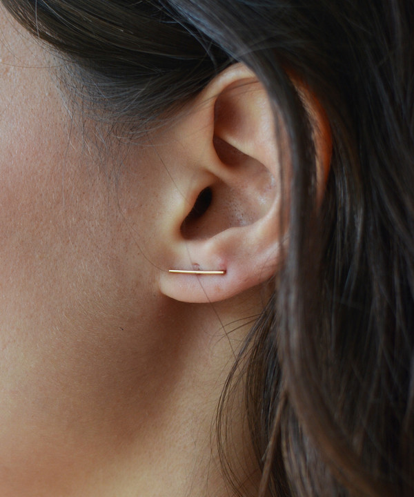 Kristen Elspeth Medium Crescent Bow Stud Kristen Elspeth Medium Crescent Bow Stud