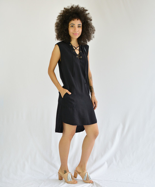 Lacausa Lace Up Dress Lacausa Lace Up Dress