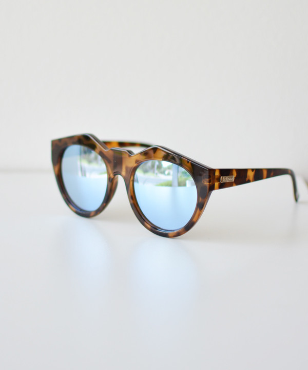 Le Specs Milky Tort Neo Noir Sunglasses Le Specs Milky Tort Neo Noir Sunglasses