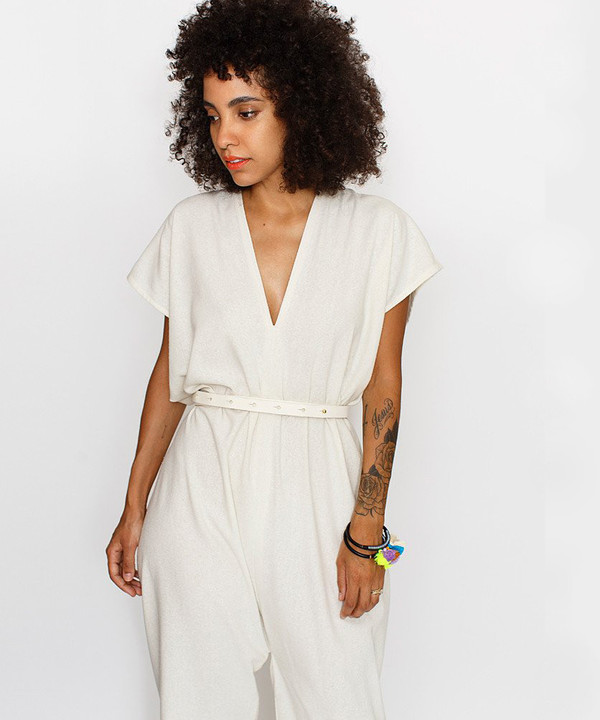 Miranda Bennett Natural Everyday Jumpsuit Miranda Bennett Natural Everyday Jumpsuit