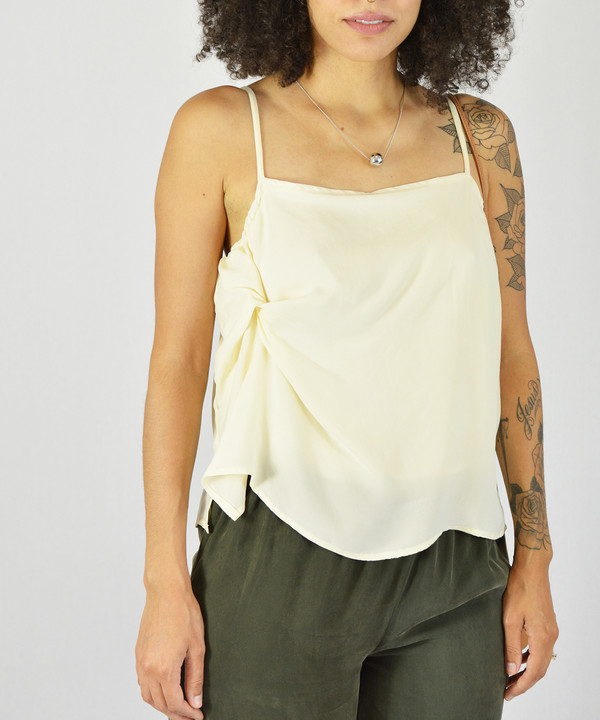 Objects Without Meaning Cream Twist Tank Objects Without Meaning Cream Twist Tank