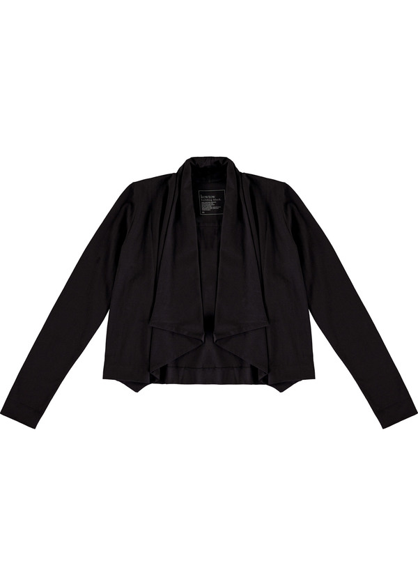 Kowtow Building Block Drape Cardigan Black Kowtow Building Block Drape Cardigan Black