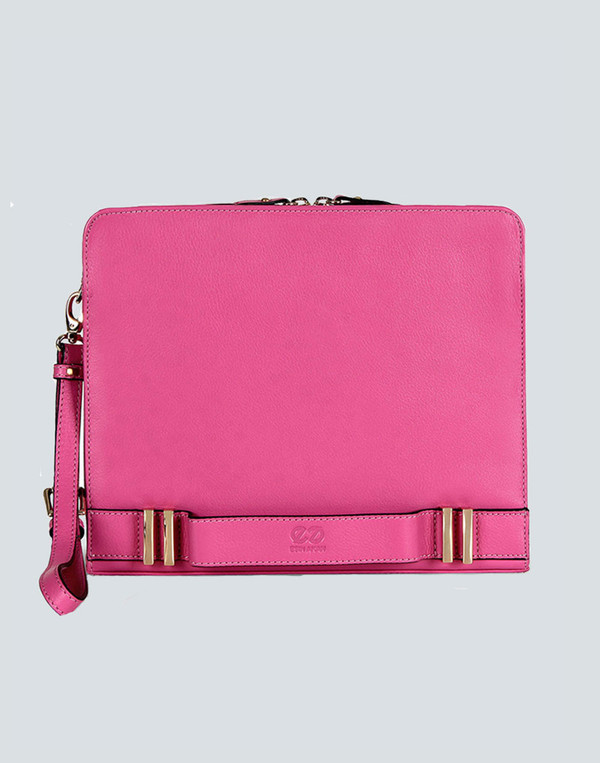 Esin Akan - Pink 'Ascot' Clutch Esin Akan - Pink 'Ascot' Clutch