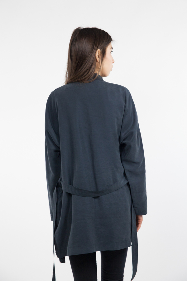 Just Female Molly Short Trench - Black Just Female Molly Short Trench - Black