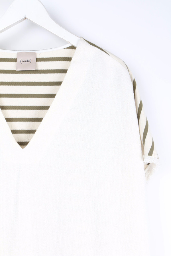 (nude) V Neck S/S T-Shirt (nude) V Neck S/S T-Shirt