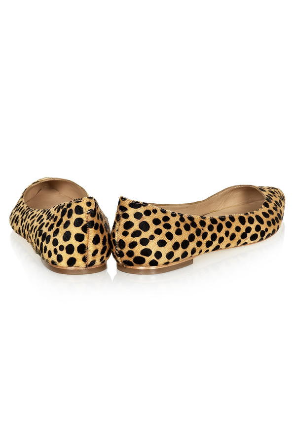 Loeffler Randall - Quinnie Cheetah Haircalf Flat Pump Loeffler Randall - Quinnie Cheetah Haircalf Flat Pump