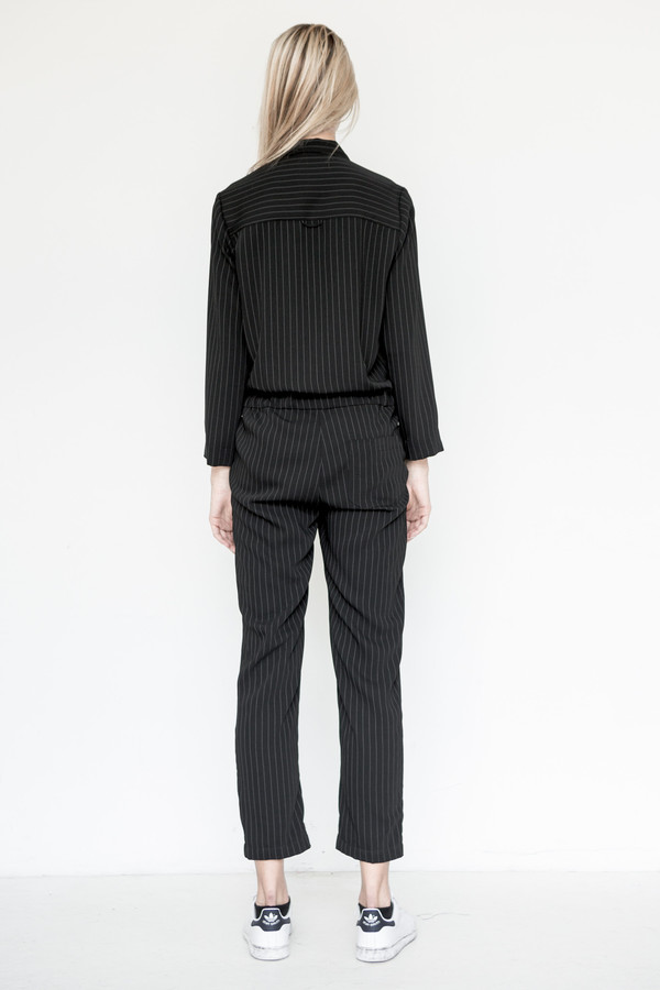 Assembly New York Business Stripe Coverall Assembly New York Business Stripe Coverall