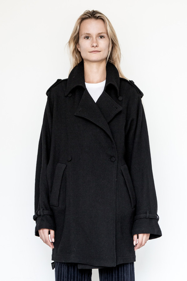 Assembly New York Wool/Linen Oslo Baggy Trench Assembly New York Wool/Linen Oslo Baggy Trench