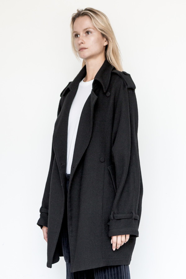 Assembly New York Wool/Linen Oslo Baggy Trench Assembly New York Wool/Linen Oslo Baggy Trench