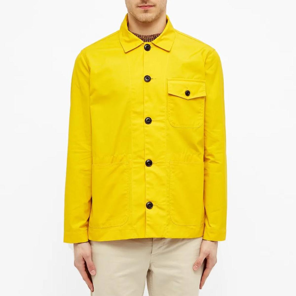 yellow canvas jacket