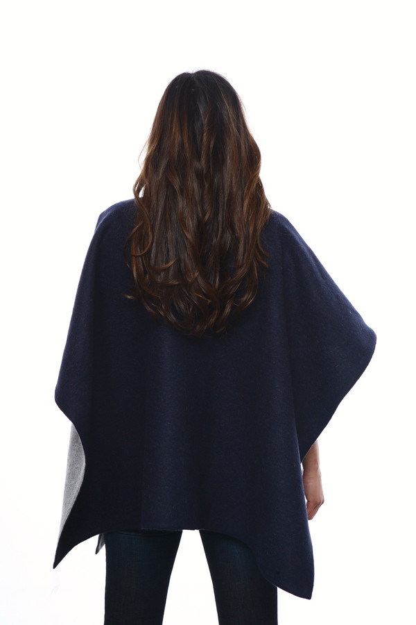 Stick & Ball Knit Collar Poncho Stick & Ball Knit Collar Poncho