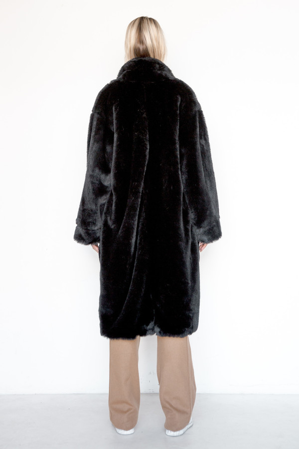 Assembly New York Faux Fur Full Robe Coat Assembly New York Faux Fur Full Robe Coat
