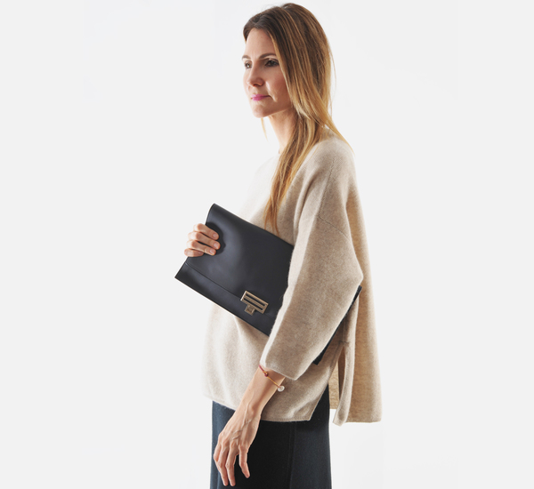 Vittorio D'Ottavio Navy Marlene Bag Vittorio D'Ottavio Navy Marlene Bag
