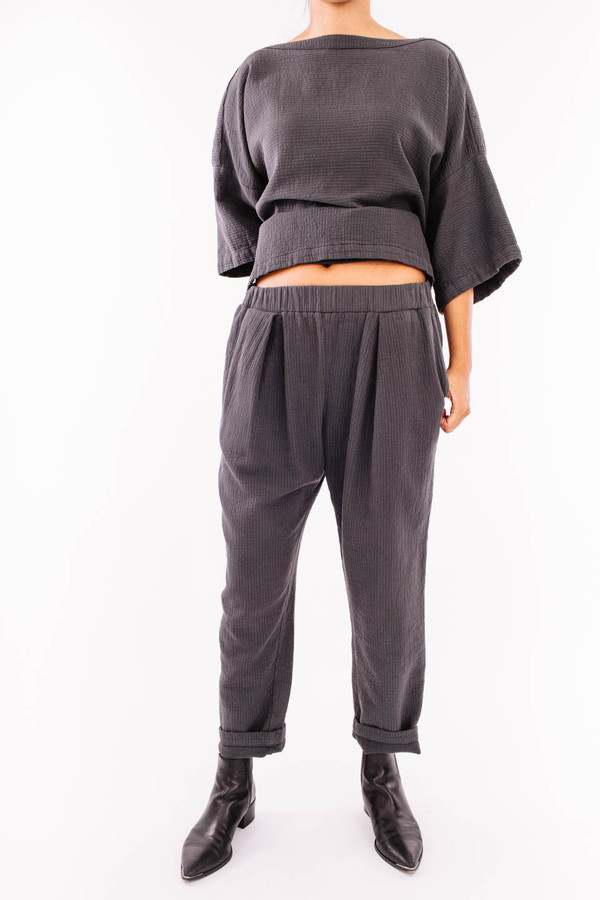 Black Crane Quilted Pant Black Crane Quilted Pant
