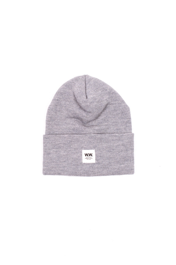 Unisex Wood Wood Gerald Beanie Grey Unisex Wood Wood Gerald Beanie Grey