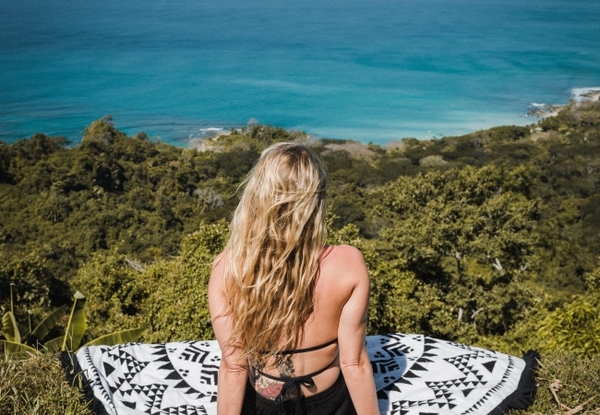 Tofino Towel Co. Long Beach Black Edition - Round Towel Tofino Towel Co. Long Beach Black Edition - Round Towel