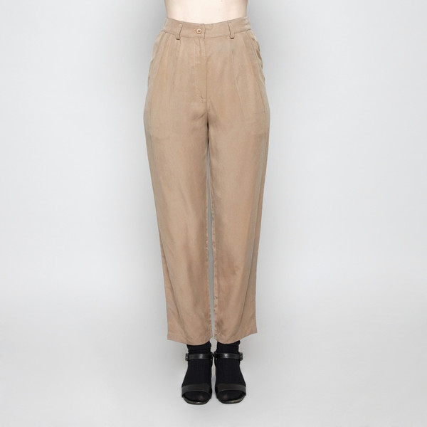 7115 by Szeki Pleated Trouser - Camel FW16 7115 by Szeki Pleated Trouser - Camel FW16