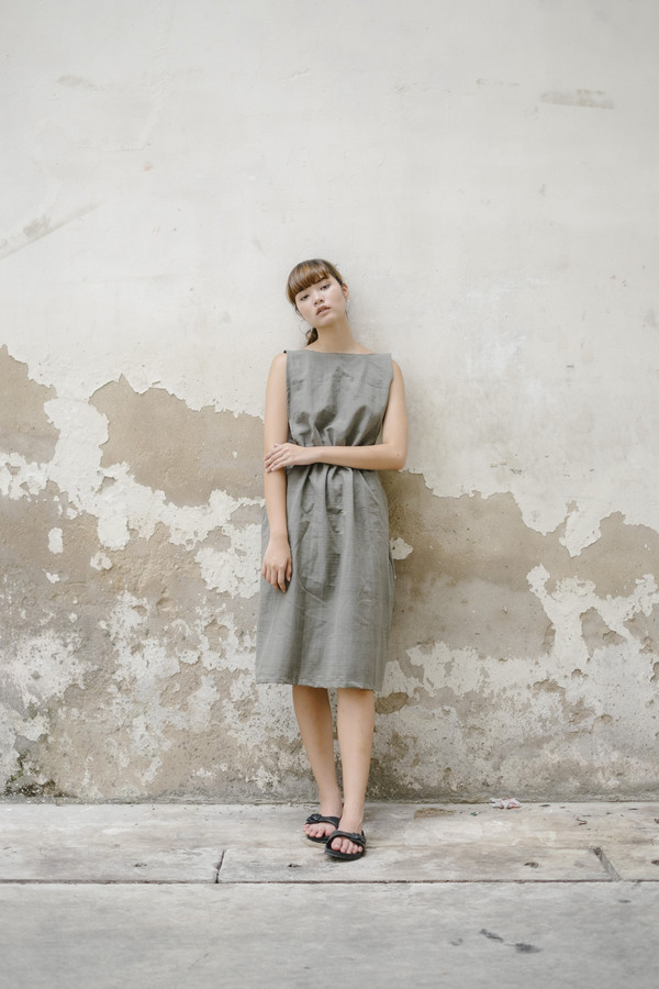 Seeker Studios Convertible Overall Dress - Grey Seeker Studios Convertible Overall Dress - Grey