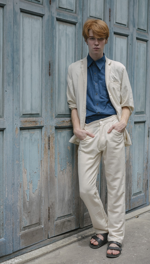 Seeker Studios Signature Classic Trousers - Natural Seeker Studios Signature Classic Trousers - Natural
