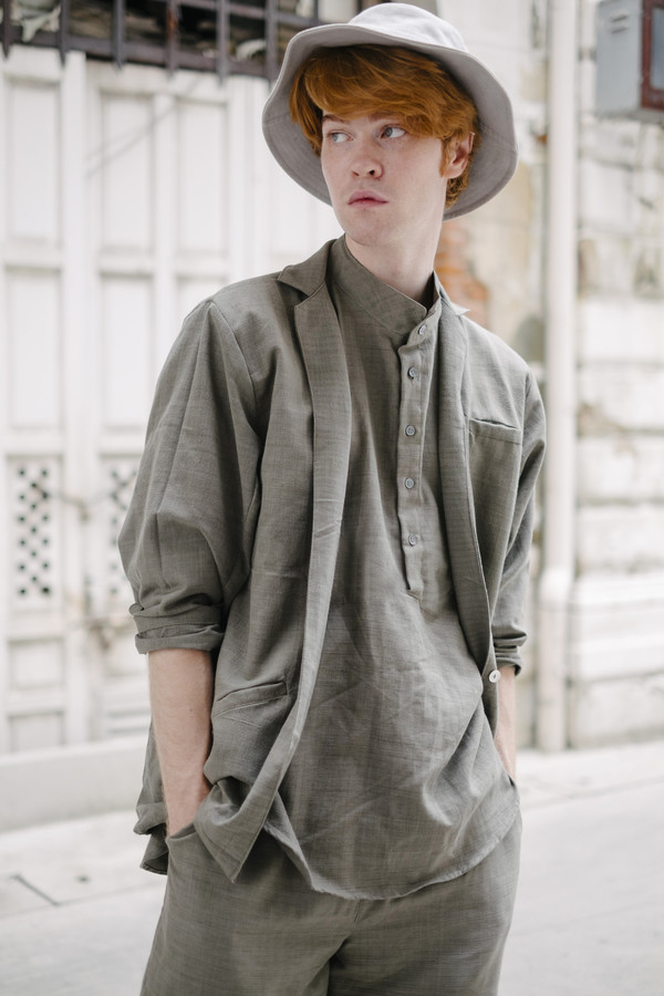 The Poet Shirt - Grey The Poet Shirt - Grey