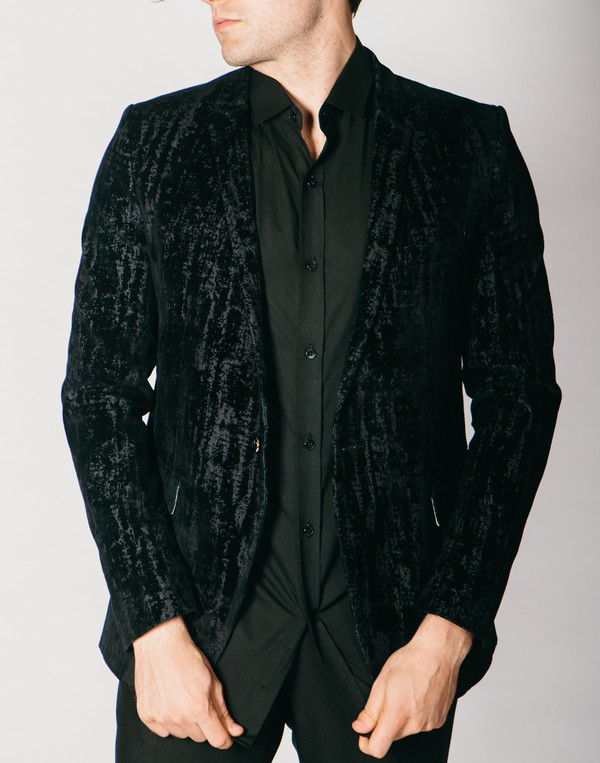 Men's Any Old Iron Any Old Black Crush Jacket Men's Any Old Iron Any Old Black Crush Jacket
