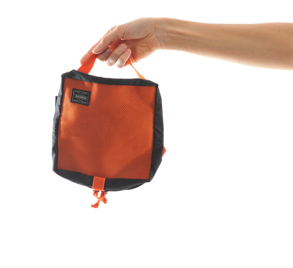 Porter Medium Orange Snackpack Pouch Porter Medium Orange Snackpack Pouch
