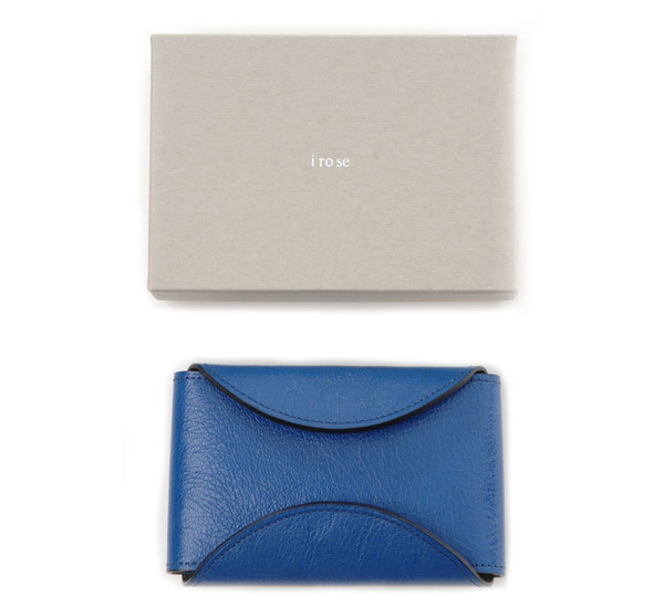 I Ro Se Blue Fold Card Case I Ro Se Blue Fold Card Case