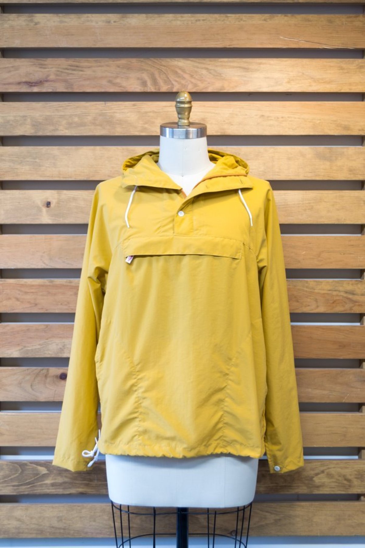 Battenwear Packable Anorak Jacket Mustard Garmentory